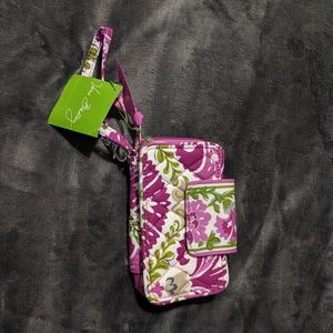 Vera Bradley smartphone wristlet in Julep Tulip